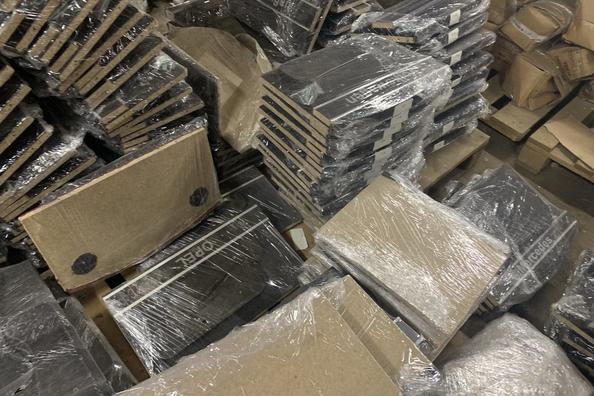Production of shelves on the panel of the car