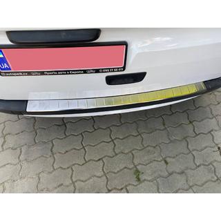 Rear Bumper Protector OmsaLine (2013+, Stainless Steel) photo 1