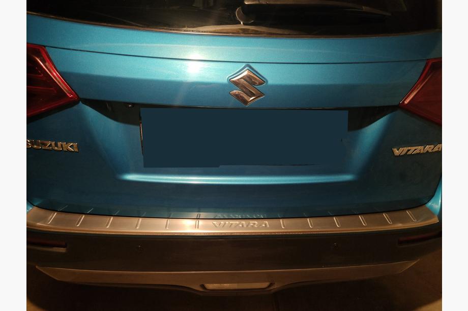 Suzuki Vitara 2015- Rear Bumper Protector Libao Stainless Steel Image