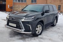 Lexus LX570/450d 2008-2022 Front Bull Bar ST014 (2015+, Stainless Steel) photo 7