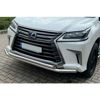 Front Bull Bar ST014 (2015+, Stainless Steel) Lexus LX570/450d 2008-2022 photo 1