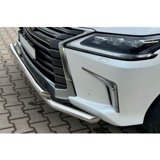 Front Bull Bar ST014 (2015+, Stainless Steel) Lexus LX570/450d 2008-2022 photo 3