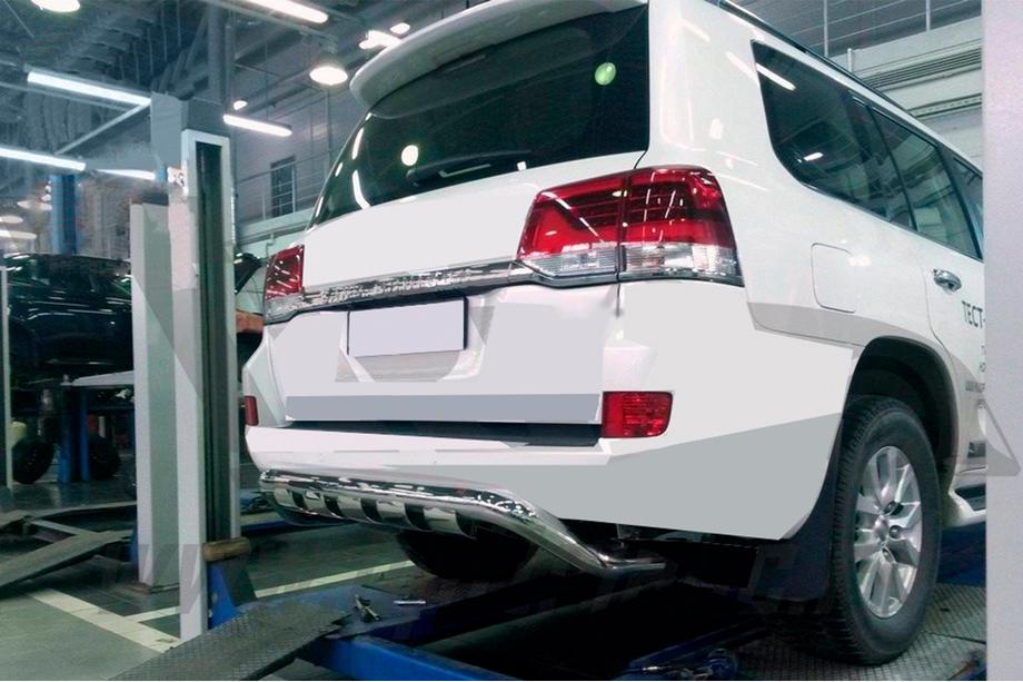Lexus LX570/450d 2008-2022 Rear Guard Gronder (Stainless Steel) Image