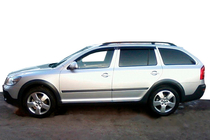 Skoda Octavia II A5 2006-2010 Window Deflectors SW (4 pcs, HIC) photo 9