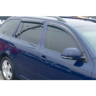 Window Deflectors SW (4 pcs, HIC) Skoda Octavia II A5 2010-2013 photo 2