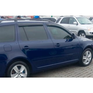Window Deflectors SW (4 pcs, HIC) Skoda Octavia II A5 2010-2013 photo 1