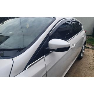 Window deflectors with chrome trim Niken (SD/HB, 4 pcs) photo 3
