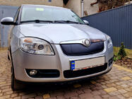 Skoda Fabia 2007-2014 Winter grille cover (2007-2010, upper) photo 5