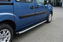 Fiat Doblo I 2001-2005 Side Steps Fullmond (2 pcs, aluminum) photo 1