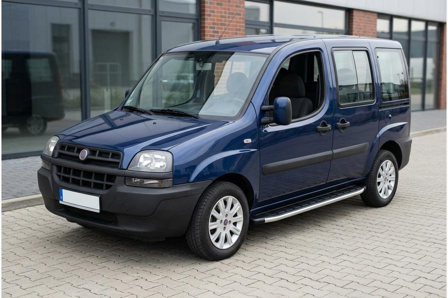 Fiat Doblo I 2005-2010 Side Steps Fullmond (2 pcs, aluminum) Image