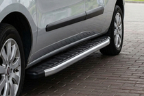 Fiat Doblo II 2010-2022 Side Steps Fullmond (2 pcs, Aluminum) photo 1