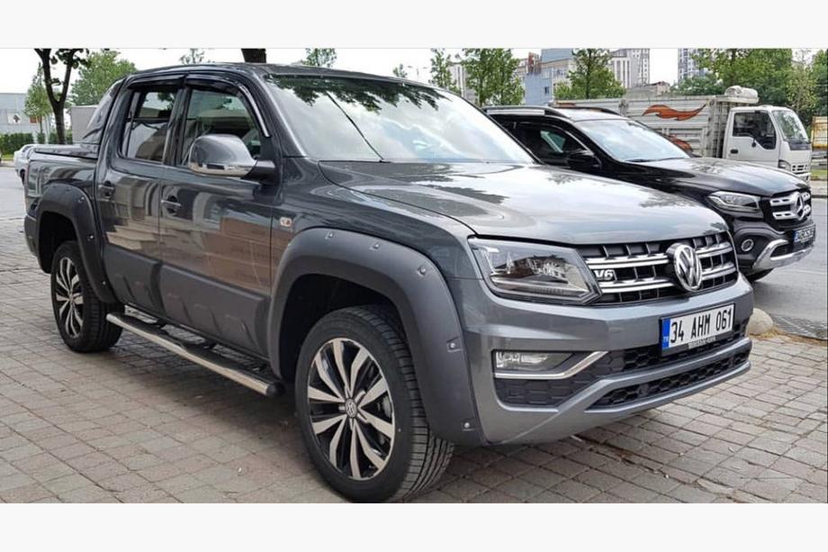Volkswagen Amarok 2010-2022 Fender flares (fiberglass, paintable) 19 cm Photo 3