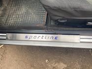Mercedes E-class W124 1984–1997 LED Door Sill Plates Short (2 pcs, Stainless Steel) photo 2