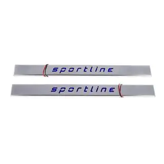 LED Door Sill Plates Short (2 pcs, Stainless Steel) photo 3
