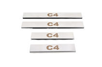 Citroen C-4 2010-2018 Carmos Door Sill Protectors (4 pcs, Stainless Steel) photo 3