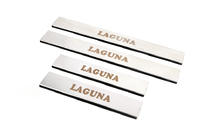Renault Laguna 2007-2015 Carmos Stainless Steel Door Sill Protectors (4 pcs) photo 1