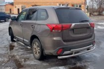 Mitsubishi Outlander 2012-2021 Rear Bar AK004-2 (Stainless Steel) photo 3