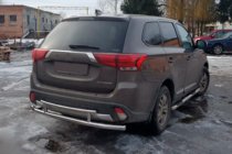 Mitsubishi Outlander 2012-2021 Rear Bar AK004-2 (Stainless Steel) photo 1