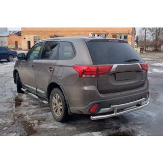 Rear Bar AK004-2 (Stainless Steel) Mitsubishi Outlander 2012-2021 photo 3