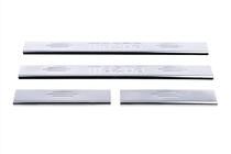 Mazda 3 2003-2009 Door Sill Cover Carmos (Stainless Steel) V-1 4 door sill plates with V-1 inscription photo 1