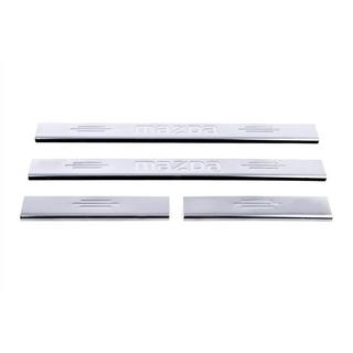 Door Sill Cover Carmos (Stainless Steel) V-1 Mazda 3 2003-2009 photo 1