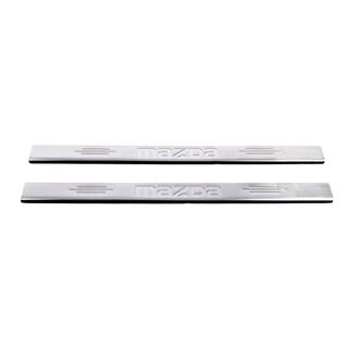 Door Sill Cover Carmos (Stainless Steel) V-1 Mazda 2 2003-2007 photo 2