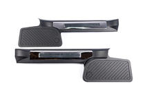 Toyota Land Cruiser 200 2007-2021 Plastic illuminated door sills (black) photo 5