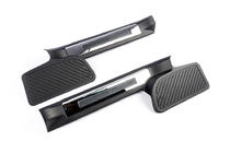 Toyota Land Cruiser 200 2007-2021 Plastic illuminated door sills (black) photo 6