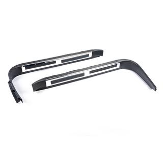 Plastic illuminated door sills (black) Toyota Land Cruiser 200 2007-2021 photo 3