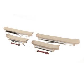 Illuminated door sills (beige) photo 2