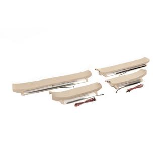 Illuminated door sills (beige) photo 1