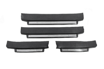 Toyota Land Cruiser Prado 150 2009-2023 Illuminated door sills (black) photo 2