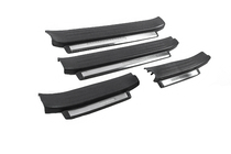 Toyota Land Cruiser Prado 150 2009-2023 Illuminated door sills (black) photo 4