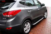 Hyundai IX-35 2010-2015 Side Steps Fullmond (2 pcs, aluminum) photo 1