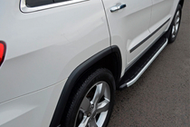 Hyundai IX-35 2010-2015 Side Steps Fullmond (2 pcs, aluminum) photo 4