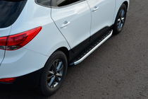 Hyundai IX-35 2010-2015 Side Steps Fullmond (2 pcs, aluminum) photo 3