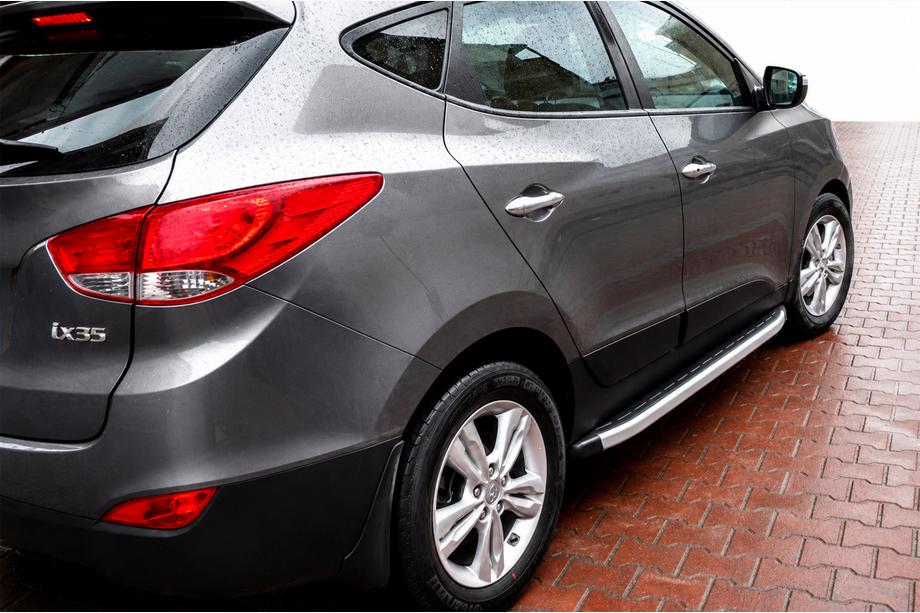 Hyundai IX-35 2010-2015 Side Steps Fullmond (2 pcs, aluminum) Image
