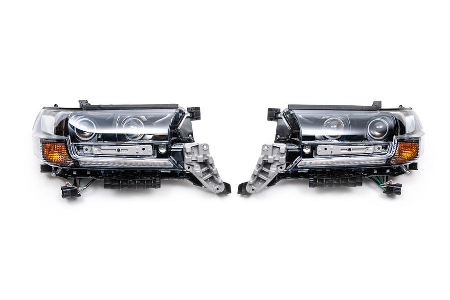 Toyota Land Cruiser 200 2007-2021 Front Headlights 2016+ (Executive) Complete Set (2 pcs) Photo 12
