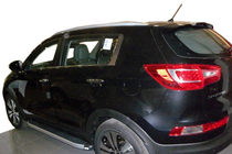 Kia Sportage 2010-2015 Side Steps Fullmond (2 pcs, aluminum) photo 5