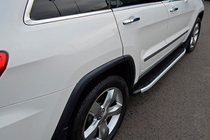 Kia Sportage 2010-2015 Side Steps Fullmond (2 pcs, aluminum) photo 1