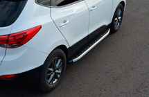 Kia Sportage 2010-2015 Side Steps Fullmond (2 pcs, aluminum) photo 3
