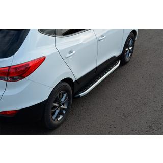 Side Steps Fullmond (2 pcs, aluminum) Kia Sportage 2010-2015 photo 3