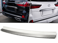 Lexus LX570/450d 2008-2022 Rear bumper insert with chrome (2016+) photo 1