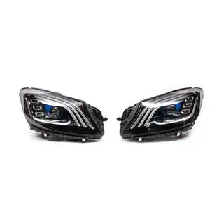 Facelift Front Headlights with Control Units (OEM) photo 3