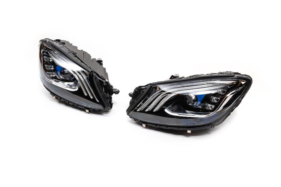 Mercedes S-class W222 2013-2022 Facelift Front Headlights with Control Units (OEM) Image