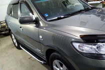 Hyundai Santa Fe 2 2006-2012 Side Steps Fullmond (2 pcs, aluminum) photo 4