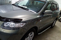 Hyundai Santa Fe 2 2006-2012 Side Steps Fullmond (2 pcs, aluminum) photo 9