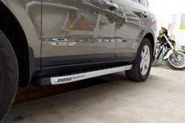 Hyundai Santa Fe 2 2006-2012 Side Steps Fullmond (2 pcs, aluminum) photo 11