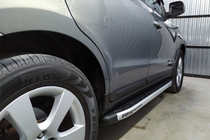 Hyundai Santa Fe 2 2006-2012 Side Steps Fullmond (2 pcs, aluminum) photo 1