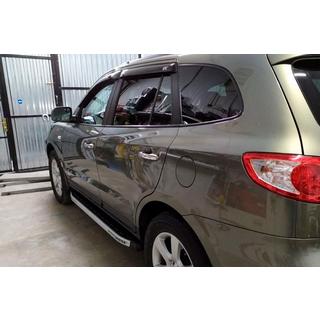 Side Steps Fullmond (2 pcs, aluminum) Hyundai Santa Fe 2 2006-2012 photo 2